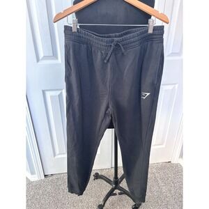 Gymshark‎ Black Joggers Sweatpants Athleisure Lounge Pants Size L